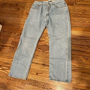 VTG Levi's 505 Regular Fit Straight Leg Jean Men's TAG 36x30 (34) Y2K Grunge 90s